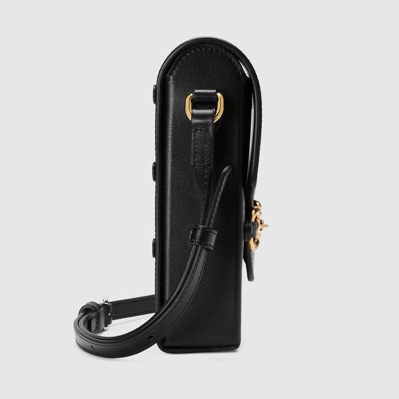 Gucci Horsebit 1955 Mini Shoulder Bag 625615 Black